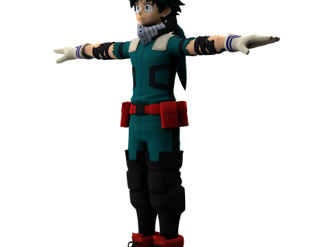 Izuku Midoriya 3D Model