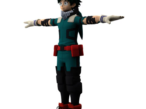 Izuku Midoriya 3D Model