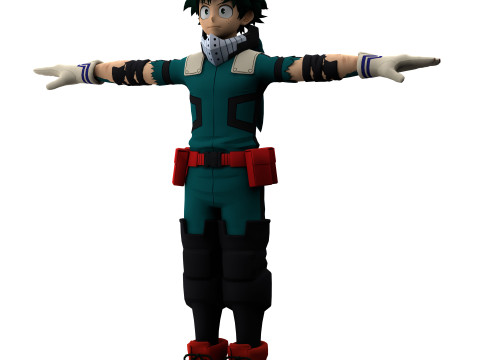 Izuku Midoriya 3D Model