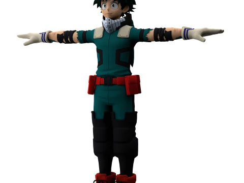 Izuku Midoriya 3D Model