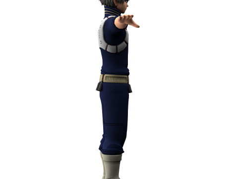 Shoto Todoroki 3D Model
