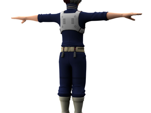 Shoto Todoroki 3D Model
