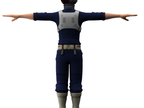 Shoto Todoroki 3D Model