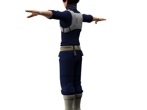 Shoto Todoroki 3D Model