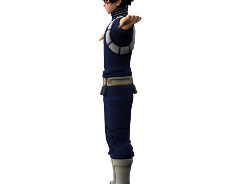 Shoto Todoroki 3D Model