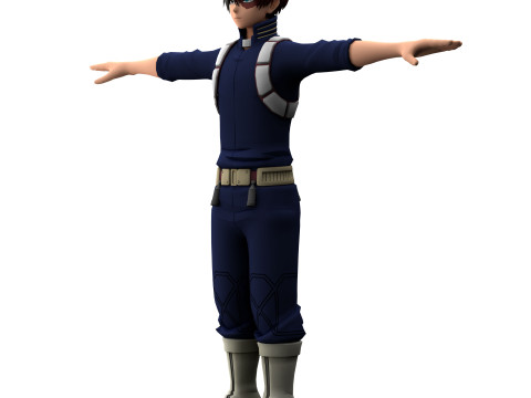 Shoto Todoroki 3D Model