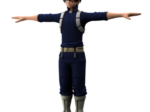 Shoto Todoroki 3D Model