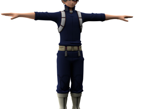 Shoto Todoroki 3D Model