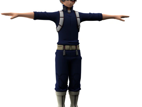 Shoto Todoroki 3D Model