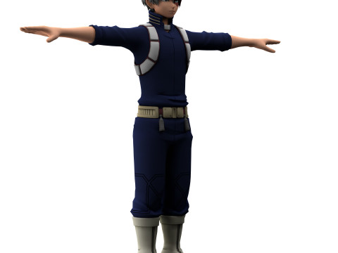 Shoto Todoroki 3D Model