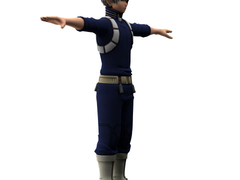 Shoto Todoroki 3D Model