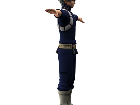 Shoto Todoroki 3D Model