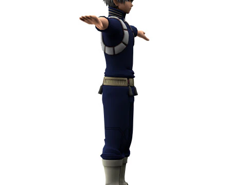 Shoto Todoroki 3D Model
