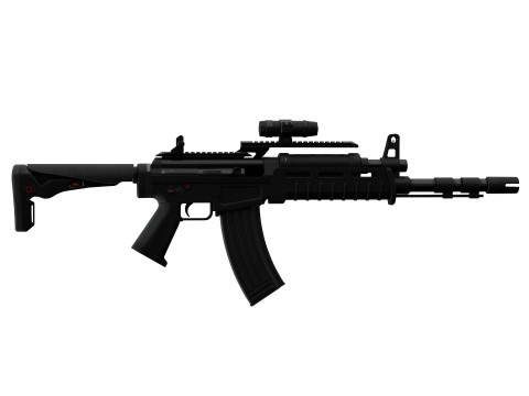 Assault rifle 3D Модель