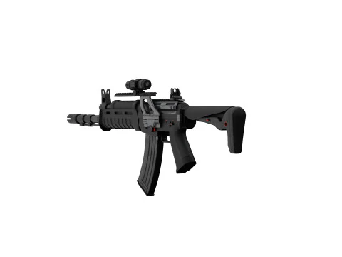Aanvalsgeweer 3D Model