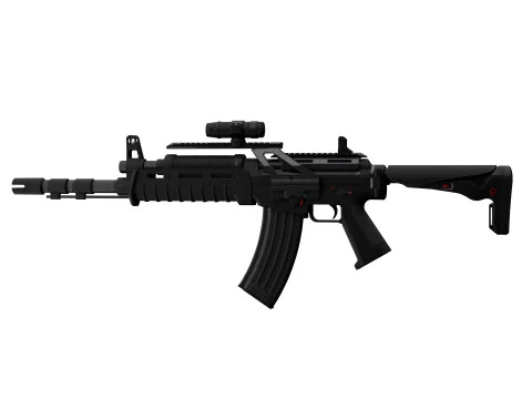 Aanvalsgeweer 3D Model