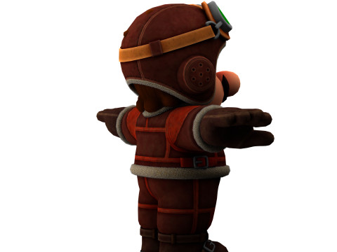 Super Mario 3D Model
