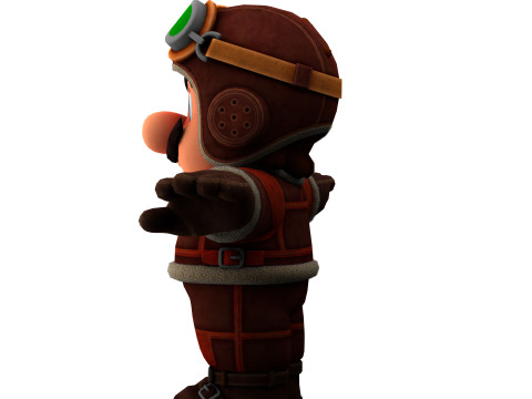 Super Mario 3D Model