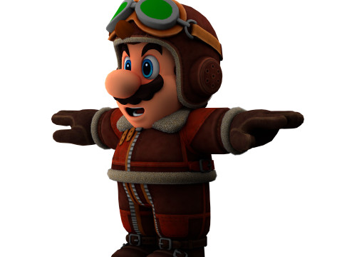 Super Mario 3D Model