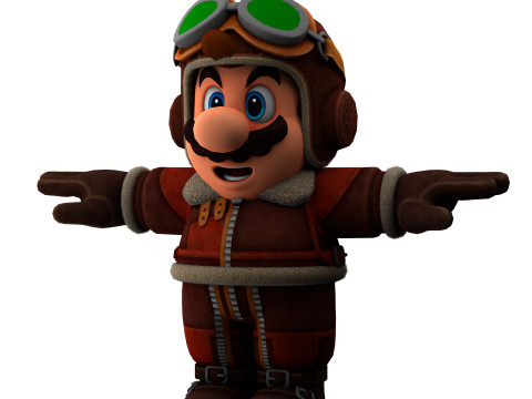 Super Mario 3D Model