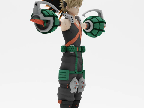 Katsuki Bakugo 3D Model