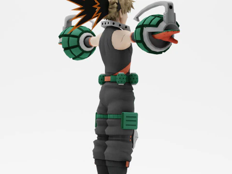 Katsuki Bakugo 3D Model
