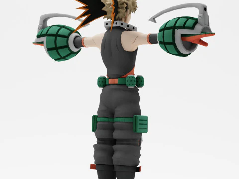 Katsuki Bakugo 3D Model