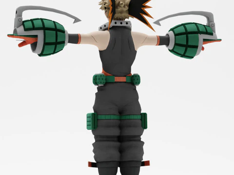 Katsuki Bakugo 3D Model