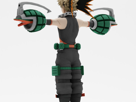 Katsuki Bakugo 3D Модель