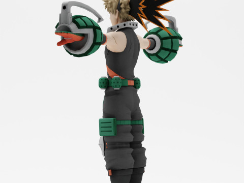 Katsuki Bakugo 3D Модель