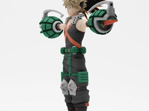 Katsuki Bakugo 3D Model