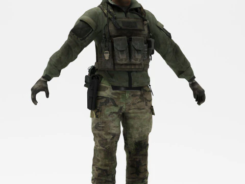 Soldier 3 3D Model