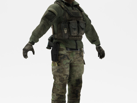 Soldier 3 3D Модель