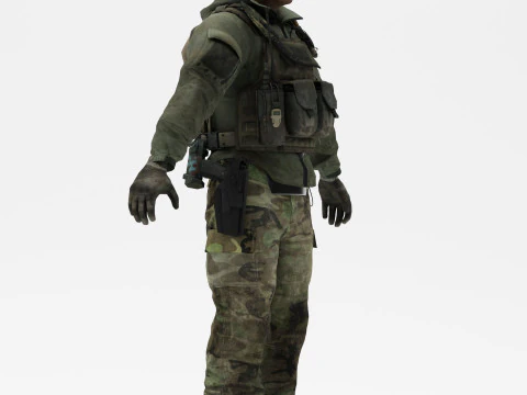 Soldier 3 3D Model