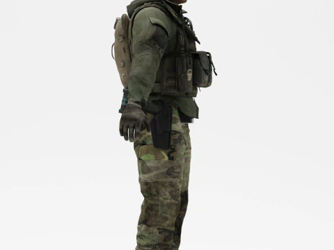 Soldier 3 3D Model