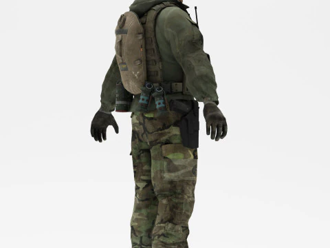 Soldier 3 3D Model