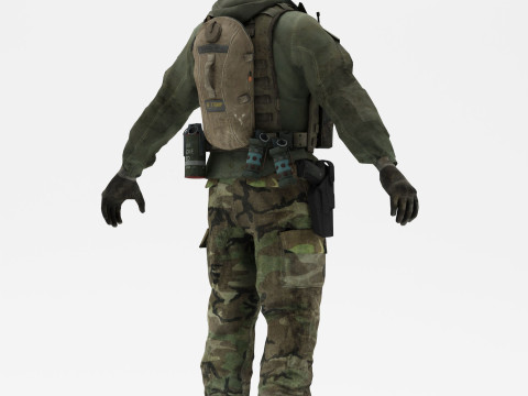 Soldier 3 3D Модель