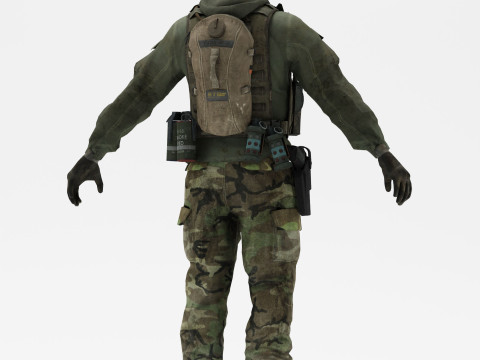 Soldier 3 3D Модель