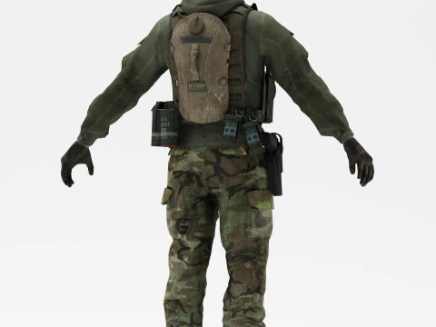 Soldier 3 3D Model