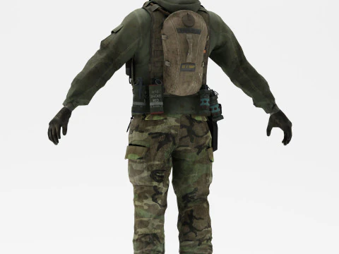 Soldier 3 3D Model