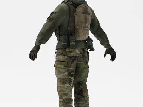 Soldier 3 3D Модель
