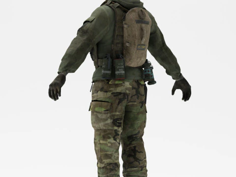 Soldier 3 3D Model