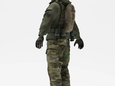 Soldier 3 3D Model