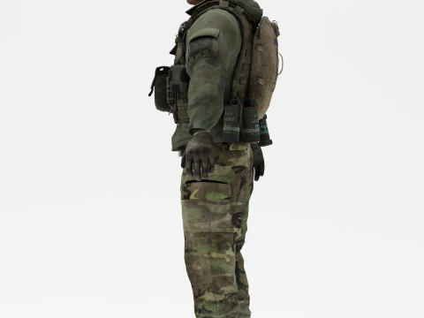 Soldier 3 3D Model