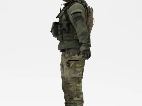 Soldier 3 3D Model
