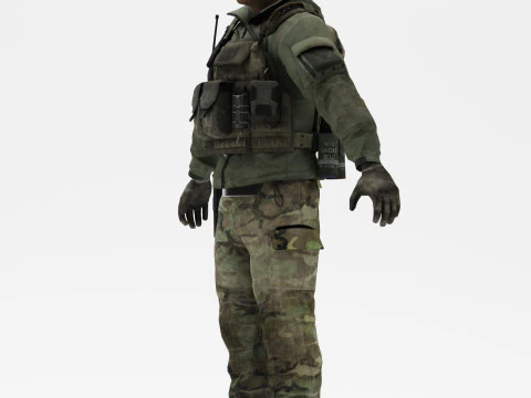 Soldier 3 3D Model