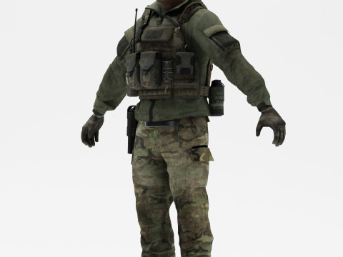 Soldier 3 3D Модель
