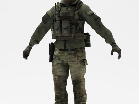 Soldier 3 3D Модель