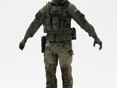 Soldier 3 3D Model