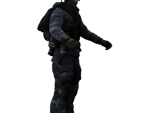 Soldier 2 3D Model